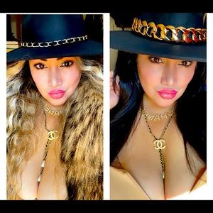 Double Chanel necklace lariat